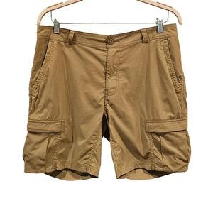 REI Co-op Cargo Shorts Men's Size 38 Tan Utility Outdoor Adventure